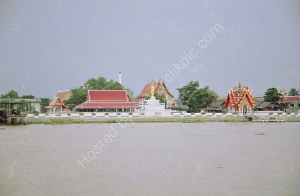 Buildings, Mae Nam Chao Phrayal River, Ayutthaya to Bangkok